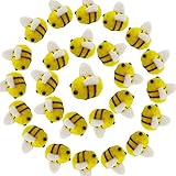 RONYOUNG 20PCS Wool Felt Bumble Bee Cute Bee Craft Ball Nursery Perfect for Baby Room Shower Gift Decorations or Costume Accessories