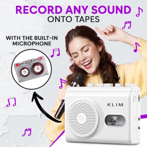 Odtwarzacz kasetowy audio K9 - przenośny odtwarzacz audio - głośnik i