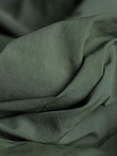Mind The MAKER Green Trevor Taslon High Tech Nylon Fabric, 145cm Wide - Cut per metre