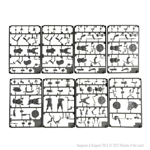 WizKids D&D Frameworks: Orcs Miniatures Set - Unpainted Unassembled Customizable Miniatures. Dungeons & Dragons - Image 2