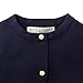 Hope & Henry Baby Girls' Milano Stitch Cardigan, 12-18 Months, Navy