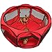 Paws & Pals 8-Panel Pop-Up Tent with Carry Bag Portable PlayPen for Pets, 48 by 48 by 25