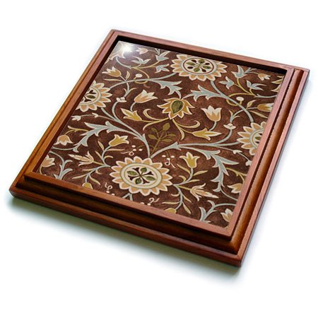 Trivet carrelage William Morris protégez vos tables des brûlures de plats - 3