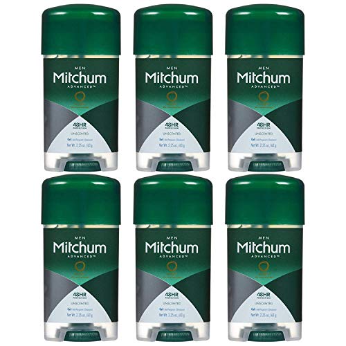 Desodorante Mitchum Clear Gel Antitranspirante para Hombre 6 unidades miniatura 1
