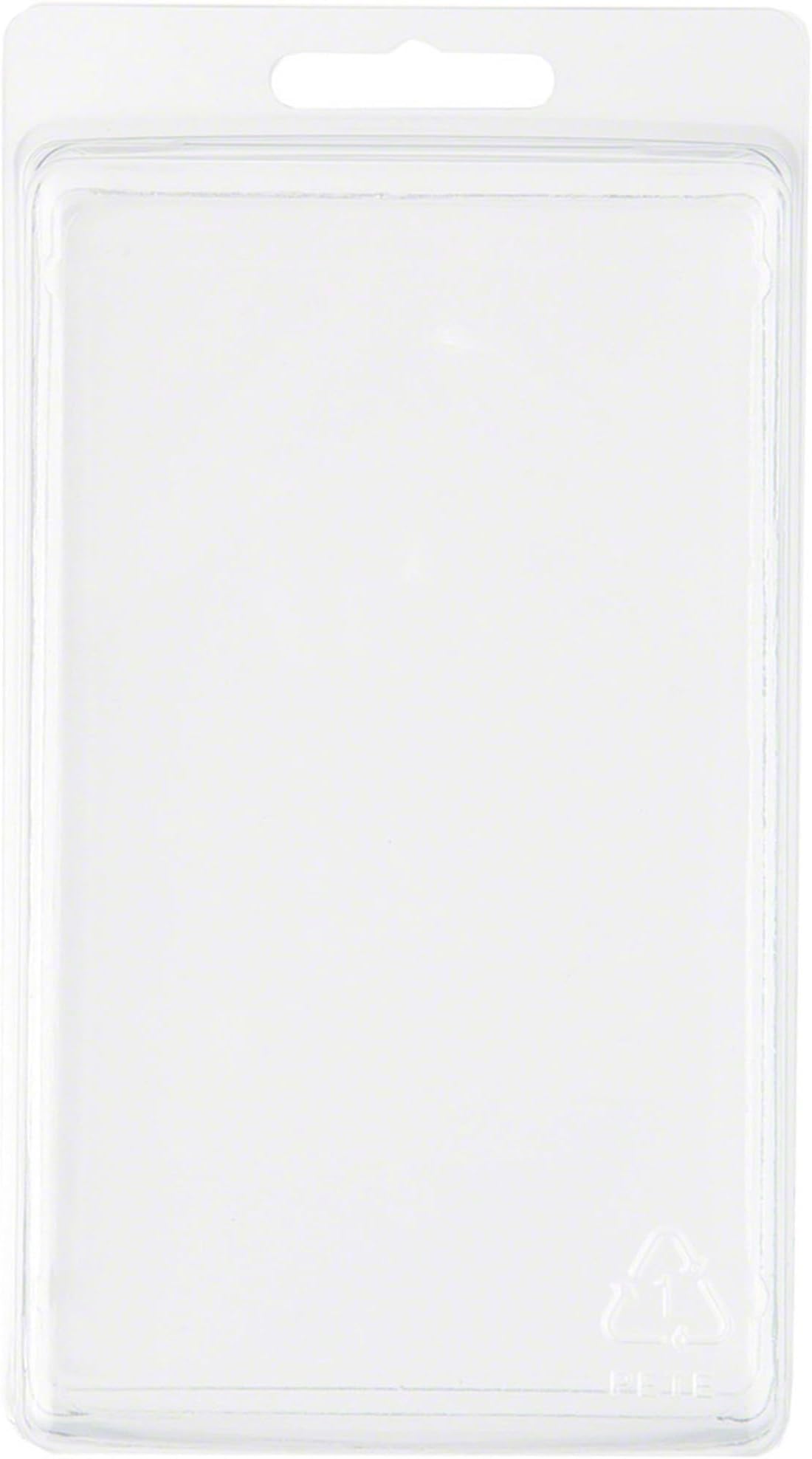 Collecting Warehouse Clear Plastic Clamshell Package/Storage Container, 5.5" H x 3.19" W x 1.63" D, Pack of 10