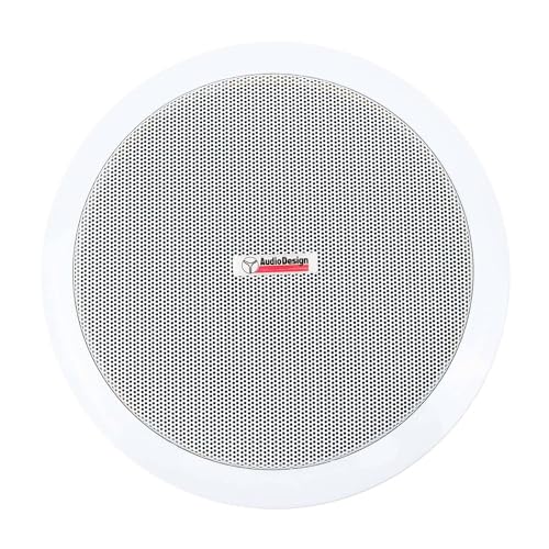 Audio Design Altoparlante da incasso, diffusore audio da incasso, altoparlante PA da soffitto, montaggio a parete, cassa da interno