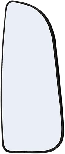 Conjunto de vidrio para espejo lateral del pasajero con placa trasera de plástico compatible con camioneta Dodge Ram 1500 2500 3500 2010-2023 (lente