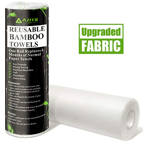 Bamboo Reusable Paper Towels - Zero Waste Strong Unpaper Towels, Eco Friendly Products