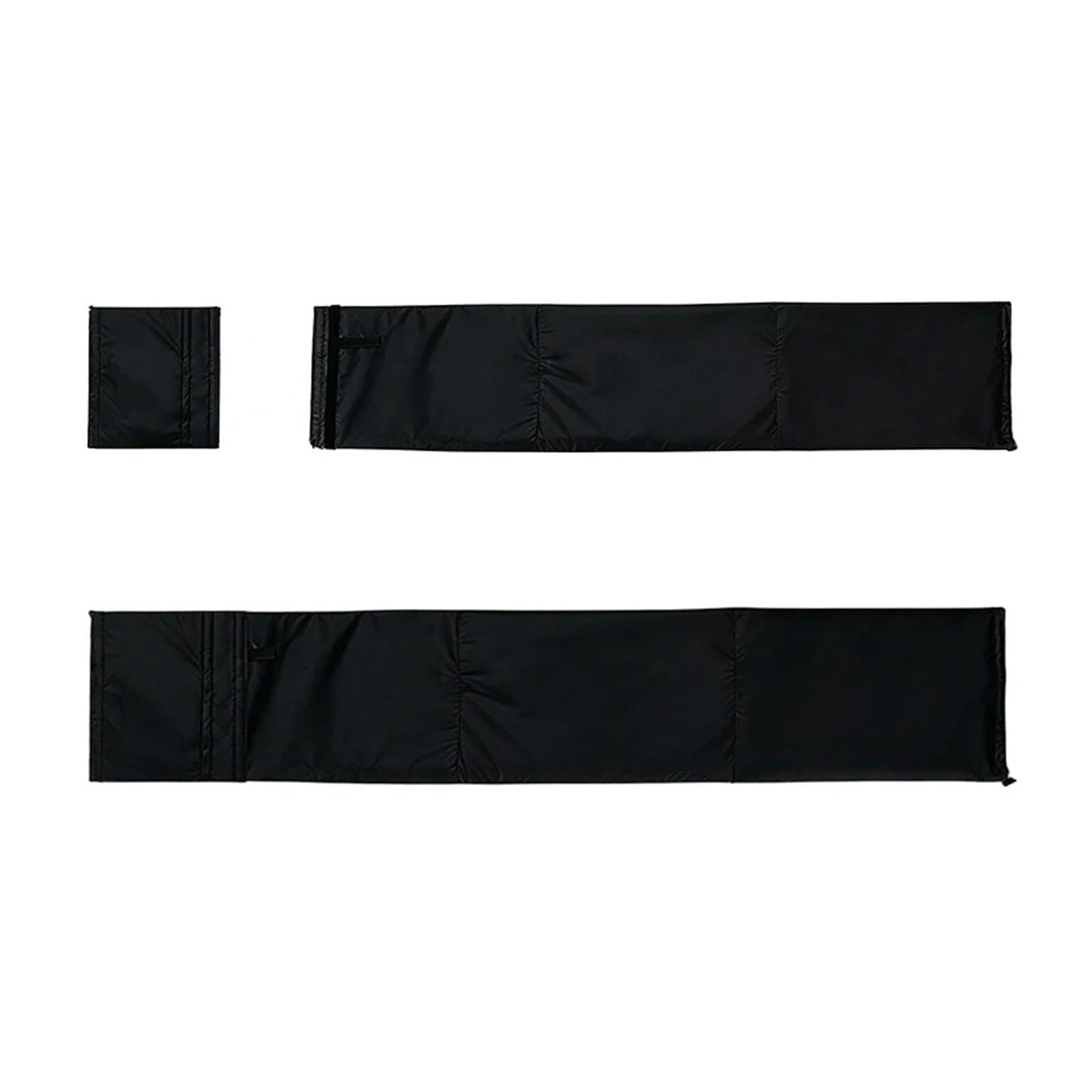 Shiketong Portable Air Conditioning Hose Cover,Universal Insulation And Dustproof Exhaust Bag,Energy-saving And Easy To Install Portable AC door seal(Black)