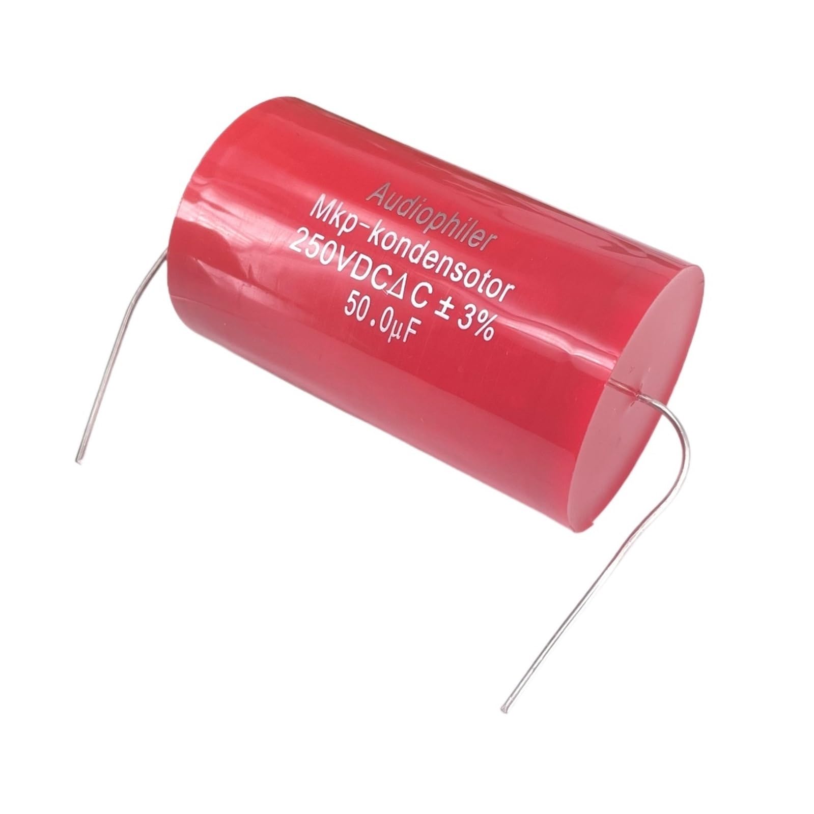 2 Pack Audiophiler Axial MKP Capacitors 50uf 250V DC ±3% Tested and Matched HiFi Crossover Audio Capacitors