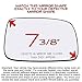 Passenger Side Mirror Glass Replacement For 2007 2008 2009 2010 2011 Toyota Camry Sedan Rear Holder Right Door Convex Mirrors 8793106190 87931-06190 Non-Heated