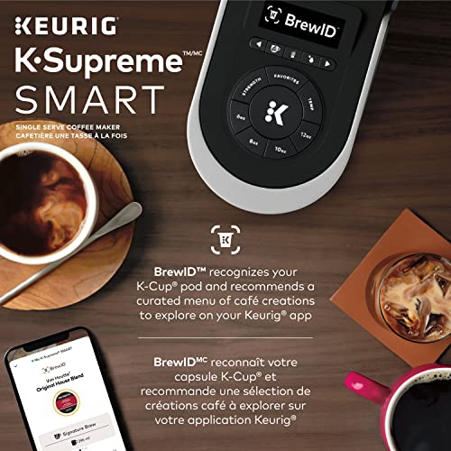Keurig K-Supreme SMART, Single Serve K-Cup Pod Coffee Maker With Connected Capabilities, Medium, Black by Keurig - Image 2