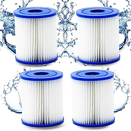 HAFIX® Poolfilter Pool Filter für Whirlpool Pool Gr. I. Filterkartuschen Filter Kartuschenfilter für Poolpumpe Typ E. Filterkartusche für Swimmingpool. Papierfilter Cartridge Wasserfilter Pool 4 STK.