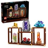 LEGO Ideas Kolekcja minerałów, ozdobne kryształy do zbudowania, pomysł na prezent dla kolekcjonerów i miłośników przyrody, zestaw konstrukcyjny dla dorosłych i nastolatków, ozdoba na biurko 21362