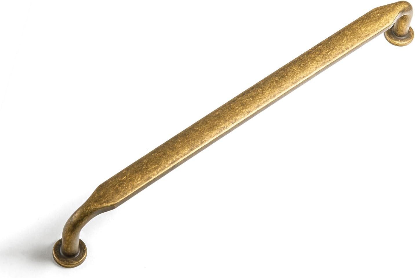 6 Pack Vintage Retro Antique Brass Zinc Alloy Cabinet Handles - 7.56''(192mm) Hole Center Cabinet Pull Hardware for Bedroom, Kitchen L101