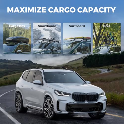 330LBS T-Slot Roof Rack Cross Bars Compatible with BMW X3 G01 2018-2026 by Loavfio - Used condition - Image 5