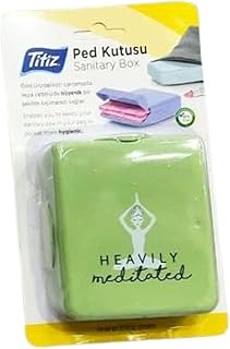 حافظة للفوط الصحية من تيتيز، 3×15×20 سم - اخضر