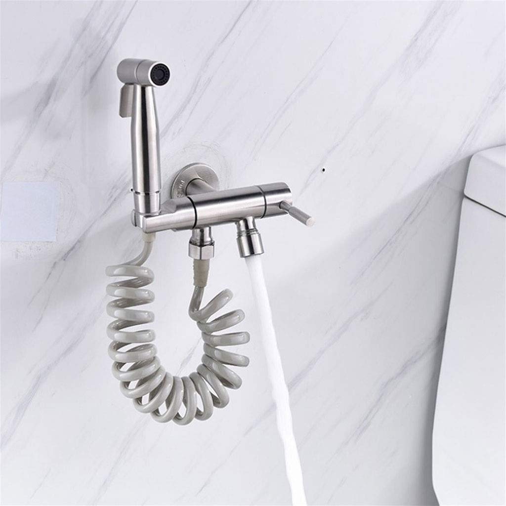 Manguera de ducha extra larga, Manguera de la ducha, manguera principal de las duchas de las mangueras de plomería de la primavera del estiramiento del PVC a prueba de explosiones(150cm(59inch))