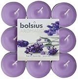 Aromatic French Lavendar Scented Tealight, Paraffin Wax, Purple by Aromatic
