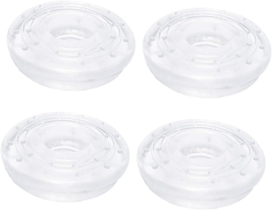 TOYANDONA 2 Pairs Pull-up Gaskets Pad Gym Grip Pads Heavy Duty Bar Pads Door Frame Pads Strength Training Equipment Doorway Pull up Bar End Pad Fitness Tool Rubber Transparent