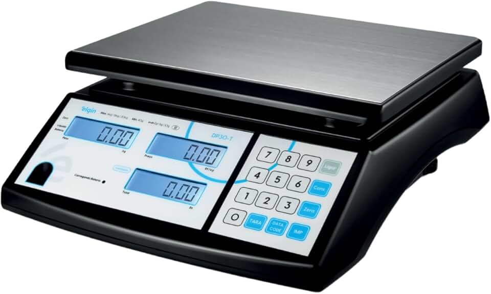 Balança de Automação, Elgin, DP30T, 30 kg e 10g, com Bateria