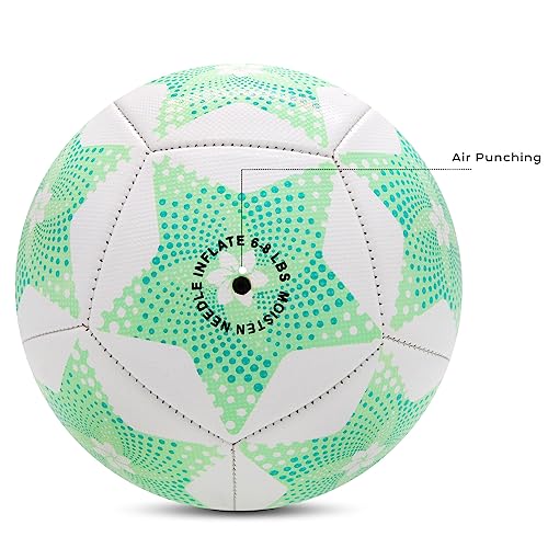 Saretas Soccer Ball, Size 3 Soccer Ball Cartoon Design Ball Toy Soccer for Kids Indoor and Outdoor Soccer Balls with Pump,Toddlers Soft Ball for Girls and Boys