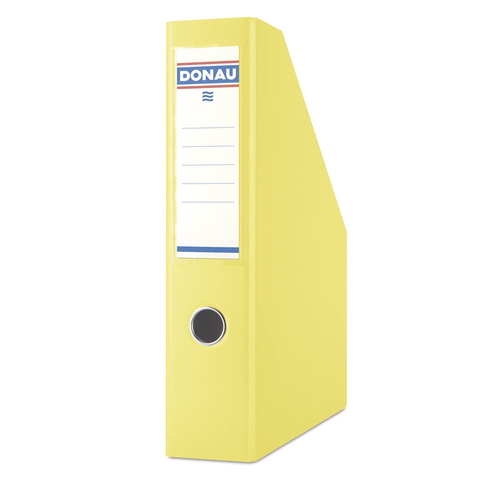 DONAU 3949001PL-11 Stehsammler Stehordner Archive Box Pappe/ 25er Pack/ 25 Stück/ Karton - Gelb /bis zu 750 Blatt Für Büro, Schule und Zuhause zur Aufbewahrung von Dokumenten im A4 Format