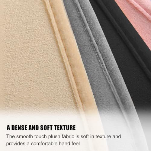 Bittwee Extra Long Car Seatbelt Cover, 2PCS Soft Fluffy 23.62Inches Vehicle Seat Belt Strap Pads, Comfortable Automotive Interior Shoulder Cushion Mat, Universal for Truck SUV Sedan (Gray)