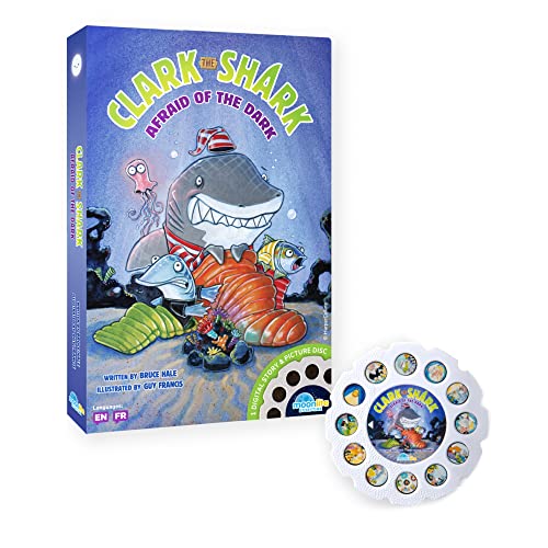 Moonlite Storybook Reels For Flashlight Projector, Kids Toddler | Clark the Shark: Afraid of the Dark | Single Reel Pack Story for 12 Months and Up