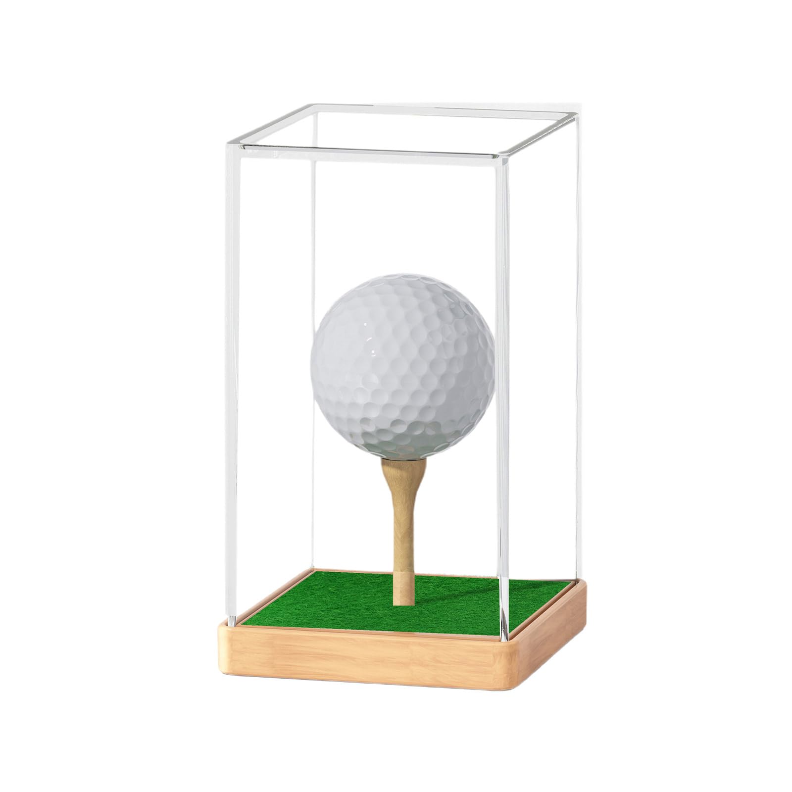 Golfs Ball Storage Box Container Display Case Container Protections Cover Dustproof Holder Clear Showcase Case