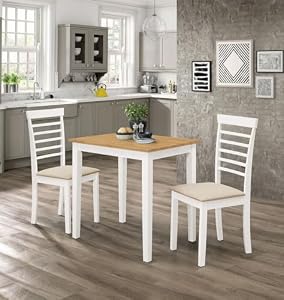 Hallowood Furniture Ledbury Esstisch Set Weiß