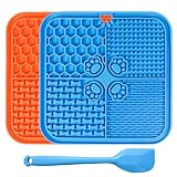 Lick Mat for Dogs, Slow Feeder with Suction Cups for Dog Anxiety Relief