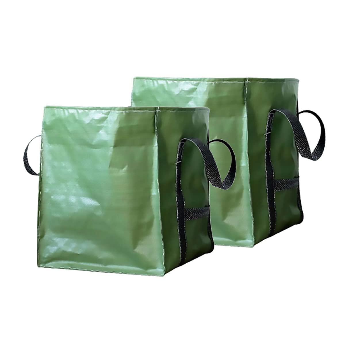 250 l × 2 sacchetti da giardino GRFELI, sacchi da giardino per rifiuti da giardino, sacchi per rifiuti da giardino, sacchetti in polipropilene intrecciati (60 x 60 x 70 cm)