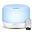 Aromatherapy Essential Oil Diffuser for Room: 500ml Colorful Aroma Air Humidifier with Adjustable Cool Mist Mode, Waterless Auto Off Ultrasonic Diffusers for Large Room Home Office(White)