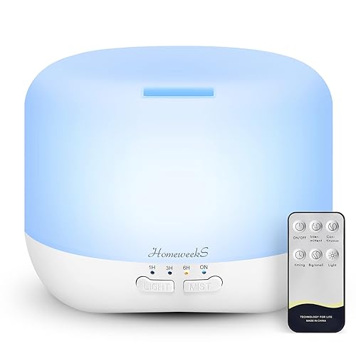 300ml Aromatherapy Essential Oil Diffuser for Room, White