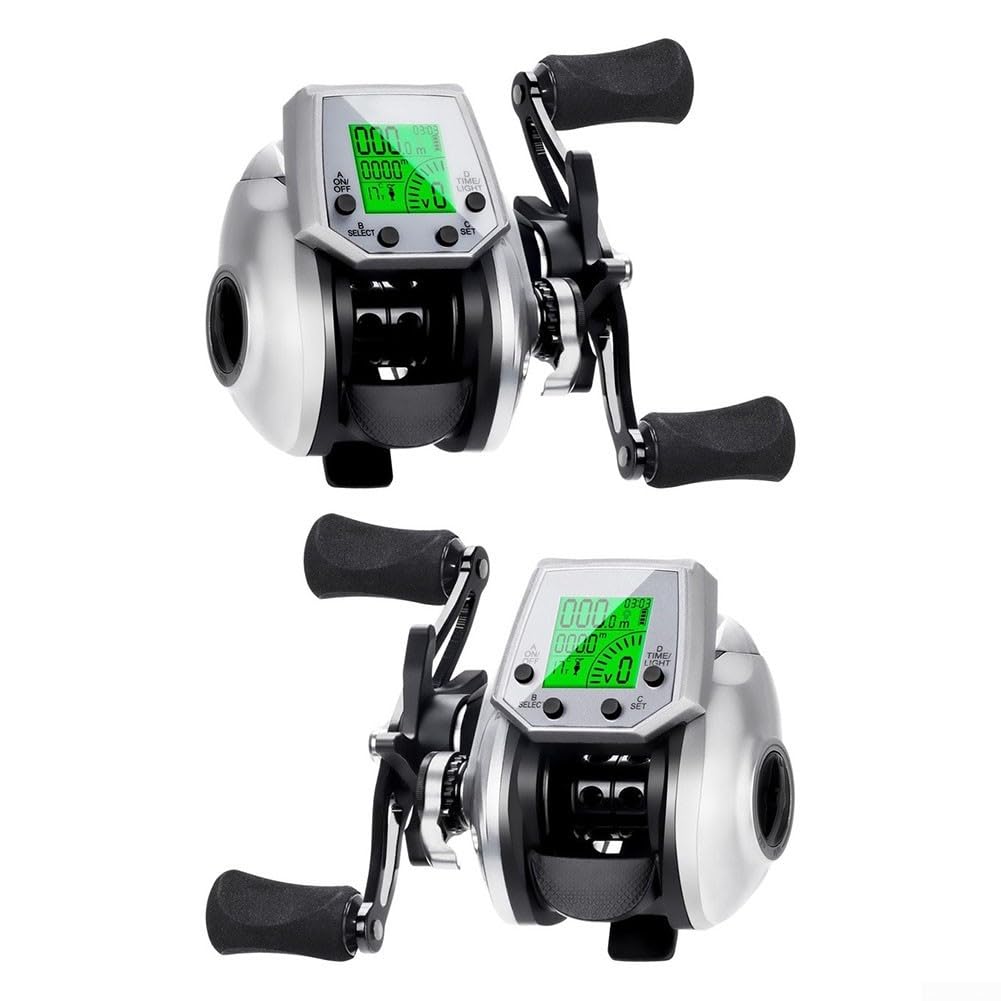 Moulinet numérique de coulée 7.2:1 - Charge USB - Bateau de mer