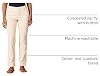 Pantalón chino de vestir, ajustado, pierna recta, elástico, para mujer 7