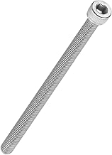 2 Pcs M8 Hex Socket Socket Cap Screw 304 Stainless Steel Full Screw Socket Cap Screw for Machinery Equipment Bike Assembly Repair Furniture Interior Fixing Building Structure Reinforcement