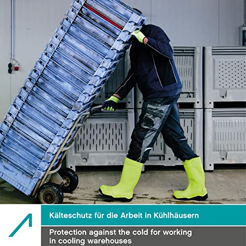 Foto von ACE Frost Arbeits-Handschuh - 3 Paar Kälte-Schutz-Handschuhe für die Arbeit im Winter - EN 388/511 - 09/L (3er Pack)