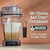 Vitamix 48-Ounce Aer Disc Blender Container with SELF-DETECT, BPA-Free, Dishwasher-Safe Container, and Tamper, Compatible with All Full-Size Vitamix Blenders