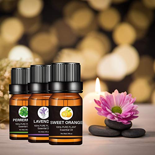 6 STKS 10 ML Aromatherapie Etherische Oliën Gift Set, Pure Essentiële Olie Set Pure Geurende Oliën voor Olie Diffusers… - Image 6