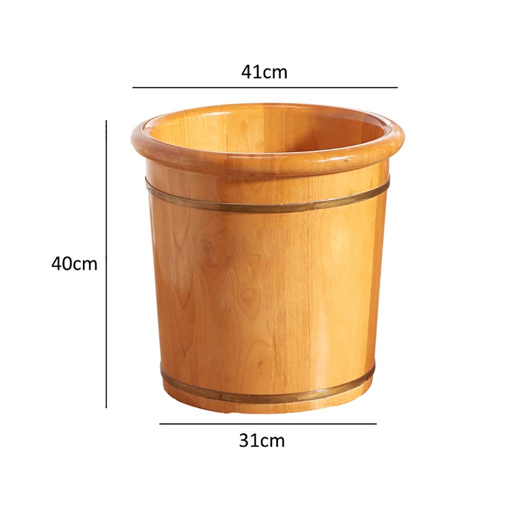 Vaschetta per i Piedi, Secchio per Vasca per pediluvio, Massaggio, Spa, Sauna, Ammollo, Pediluvio Secchio in Legno Spa per Piedi Lavabo per Uso Domestico Pratico Comfortable Anniversary