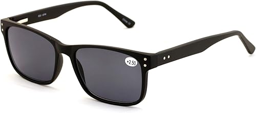 Miniatura 6 de V.W.E. Gafas de lectura rectangulares de gran calidad para hombres grandes - Lector de calidad óptica de ajuste ancho