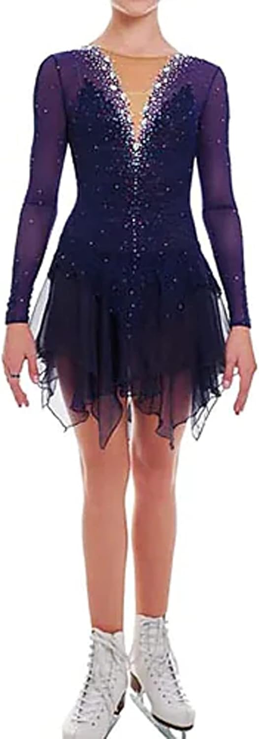 Juste Au Corps Justaucorps Danse Garçon Ranrann - Strass, Manches Longues, Pour Gymnastique Et Patinage Justaucorps Blanc