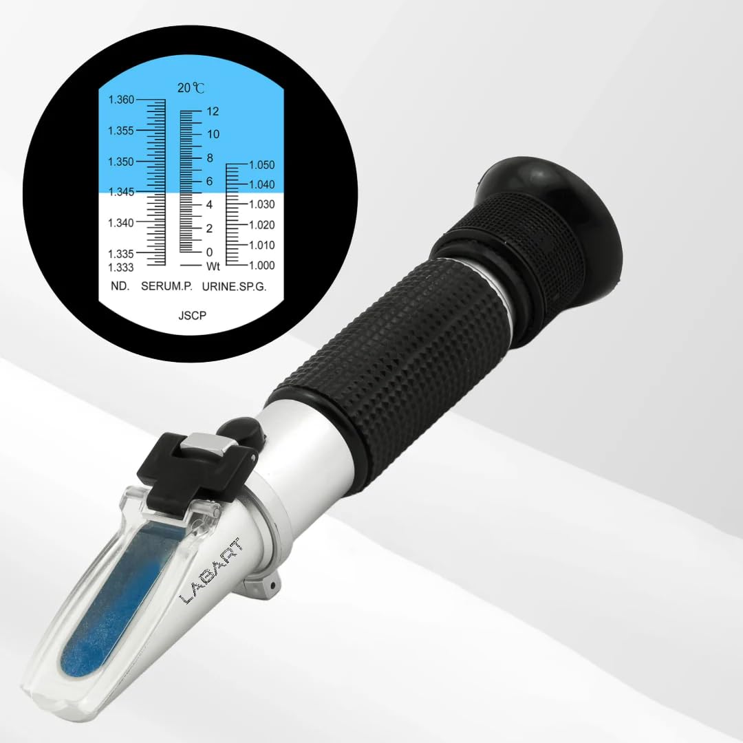 LABART Clinical Refractometer, 0~12g/100ml Serum Protein 0-12 g/100ml Urine Specific Gravity SG 1.000-1.050 Refractive Index 1.333-1.360R (B0D4HBMQL1) Amazon Price History, Amazon Price Tracker