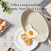 Redchef Nonstick Frying Pans Set, Ceramic Pan Skillet, Non Toxic Pans for Cooking, 8 9.5 11 Ceramic Frying Pan Set PFAS & PTFE & PFOA Free with Stay Cool Handle, Dishwasher & Oven Safe