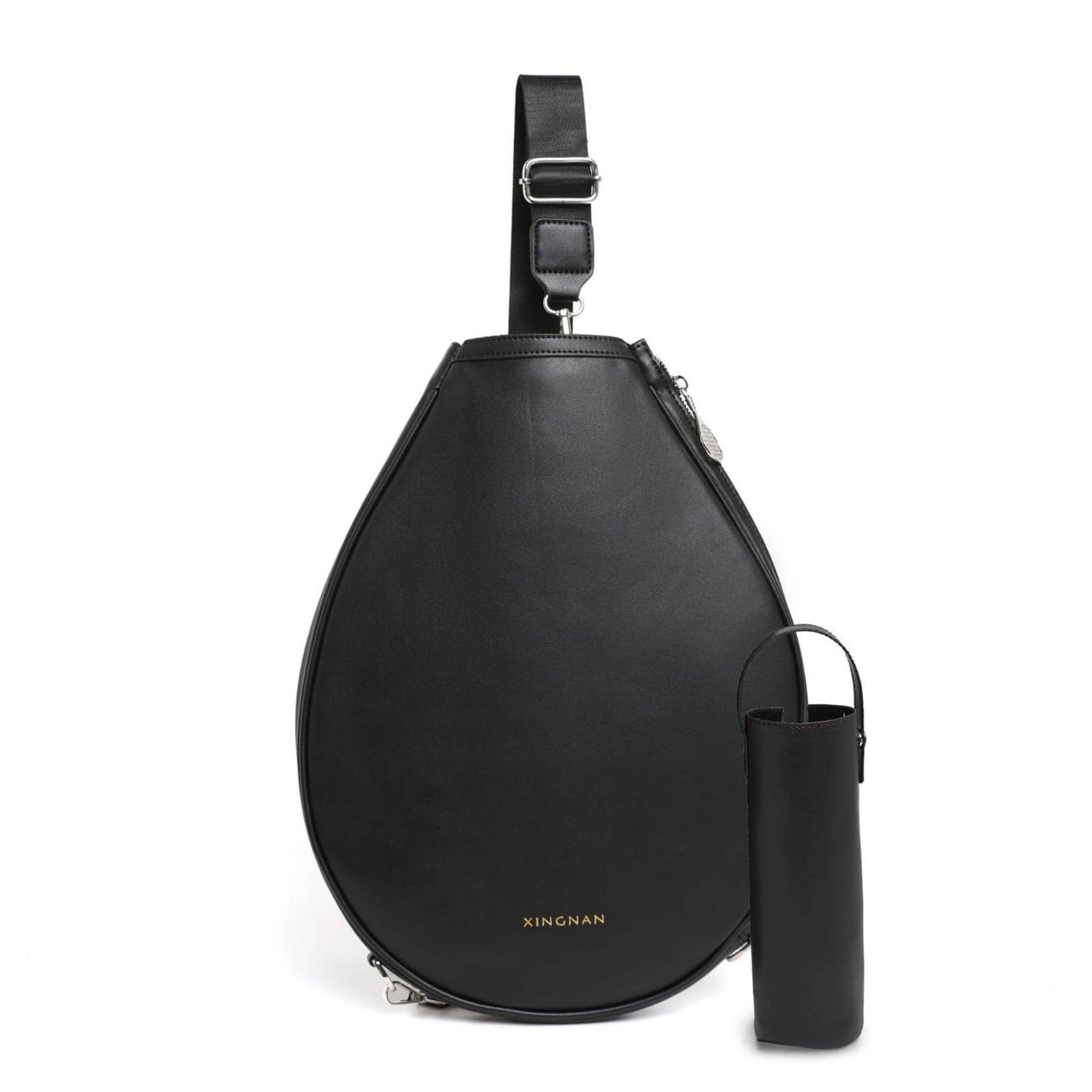 Perfeclan Funda para Raquetas Deportivas Bolsa Raqueta Estuche Protector Mochila Ajustable con Espacio Acogedor y Portabotellas en Piel PU Impermeable Adecuada