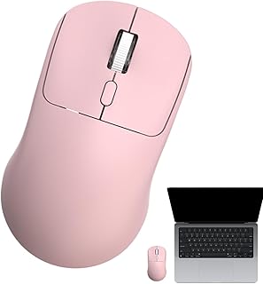 コンピューターマウス - ワイヤレスサイレントクリック、2.4g USB光マウス| PCラップトップノートブック用の人間工学的ワイヤレスマウス、USBレシーバーを備えた調整可能なDPIマウス、作業およびゲーム用のポータブルワイヤレスマウス