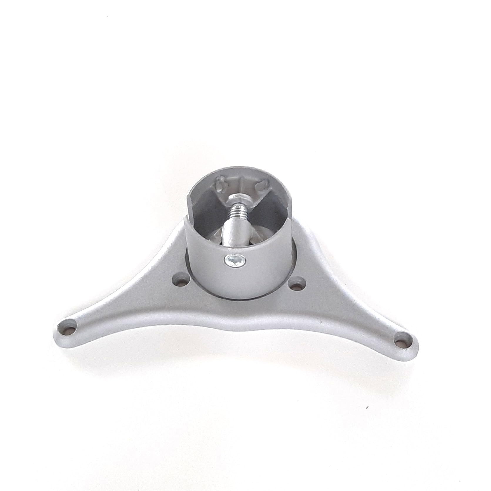 durante® TFD23 Tischbeine Schwarz matt 4er Set H 710 mm | höhenverstellbar + 25mm, Metall, Durchmesser 60 mm, inkl. Montagematerial, für Esstische Schreibtische
