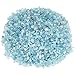SUNYIK Aquamarine Tumbled Chips Stone Crushed Crystal Quartz Pieces Irregular Shaped Stones 1pound(About 460 Gram)